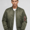 Bomber Jacket F Vert Olive