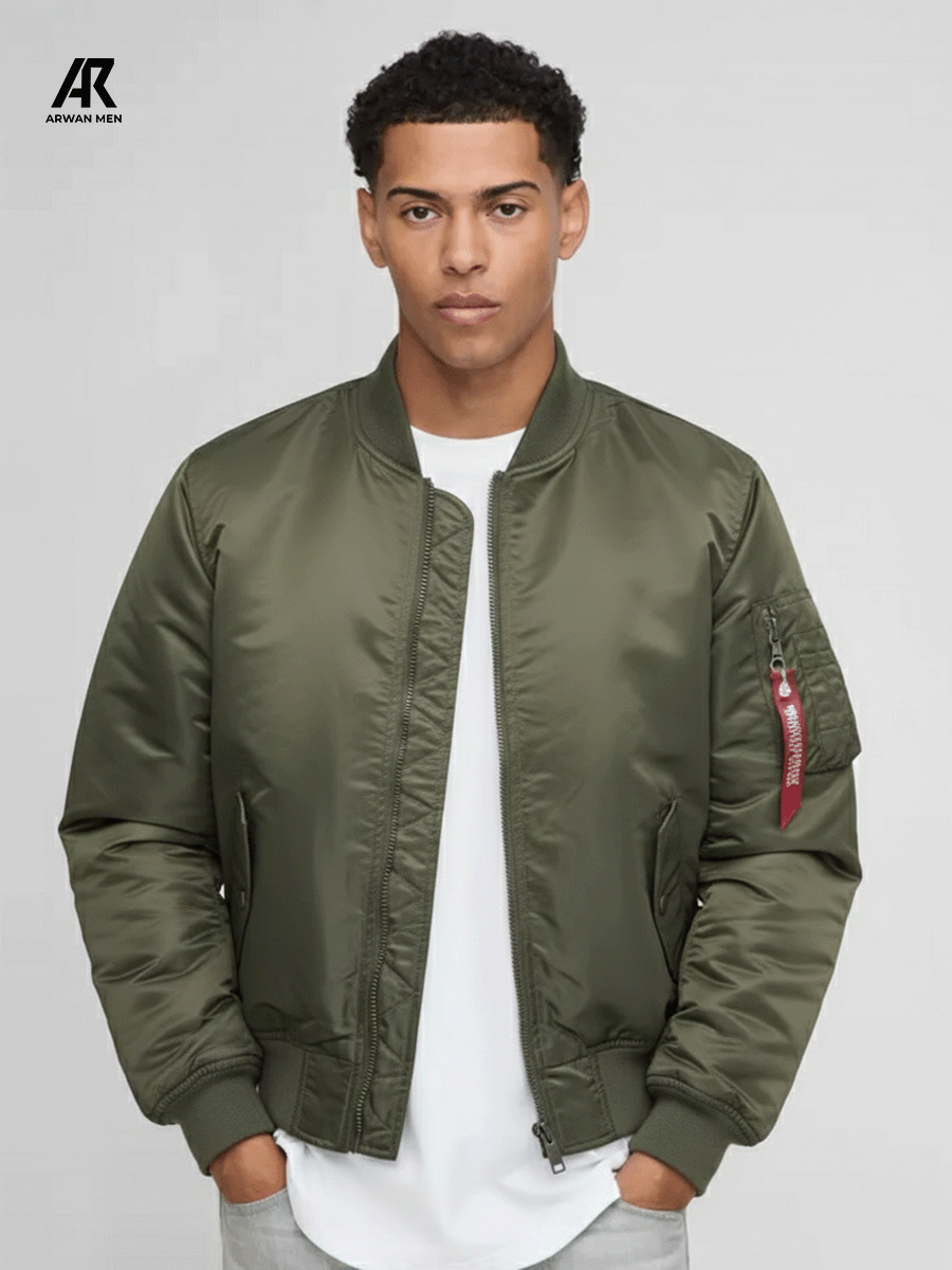 Bomber Jacket F Vert Olive